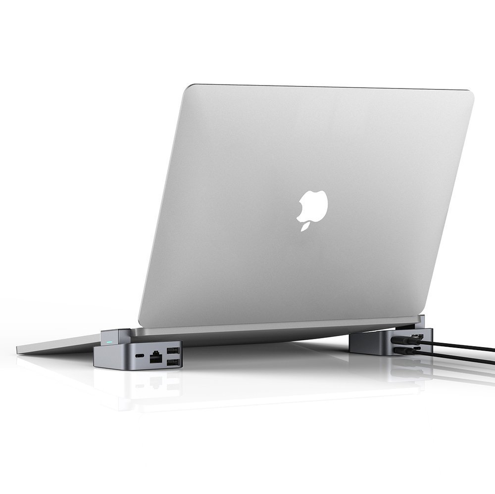 Хаб Joyroom S-H121 USB-C подставка – USB-A 3.0 / RJ45 / HDMI / USB-C / Thunderbolt для MacBook Pro –...