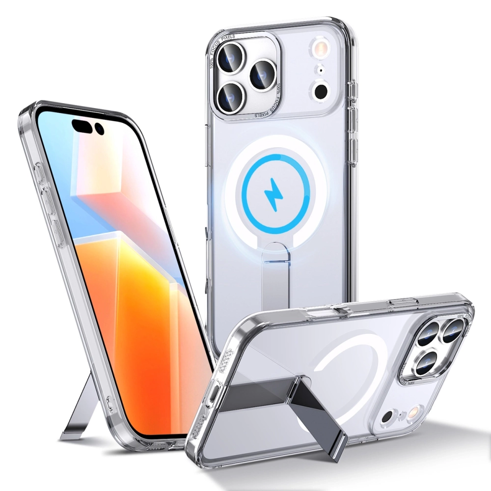 Чехол Hybrid Armor X для Samsung Galaxy S25 FE с подставкой и MagSafe, прозрачный
