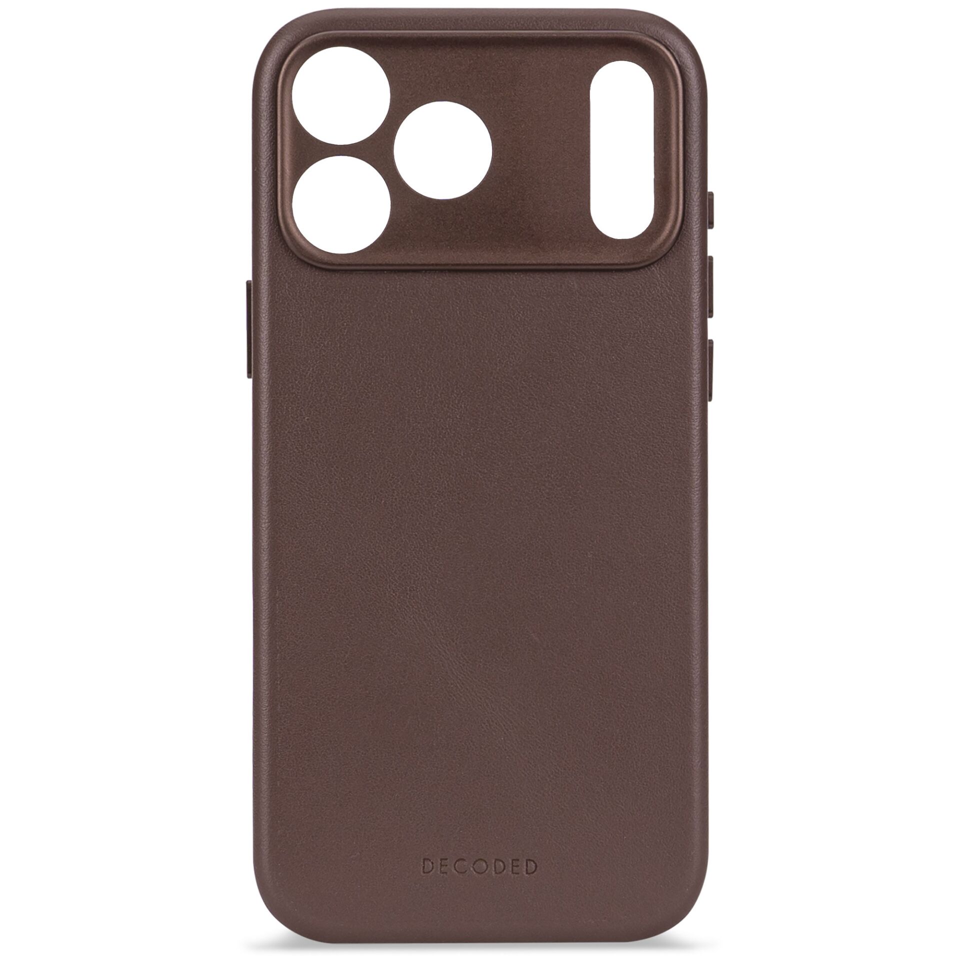 Кожаный чехол Decoded Leather Backcover MagSafe для iPhone 17 Pro, Коричневый