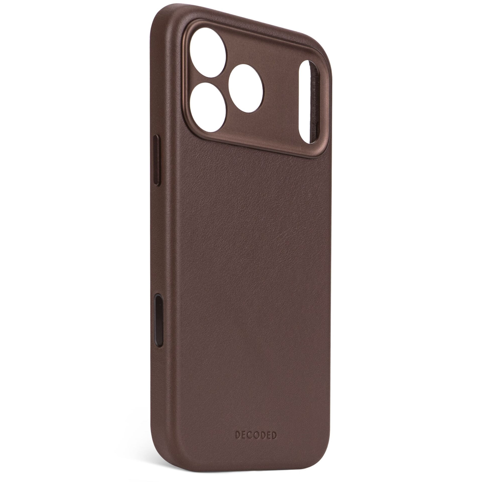 Кожаный чехол Decoded Leather Backcover MagSafe для iPhone 17 Pro, Коричневый