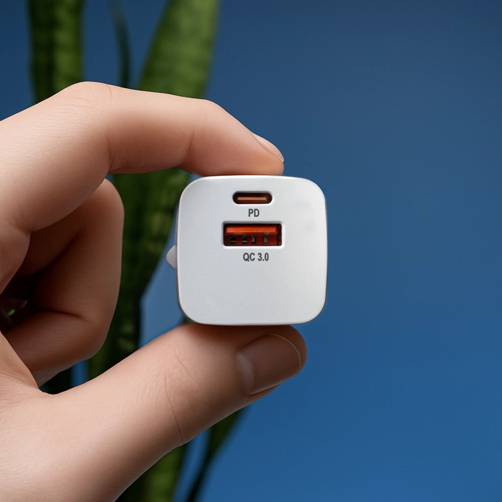 Wozinsky CMWCW 20W USB-C / USB-A Wall Charger - White