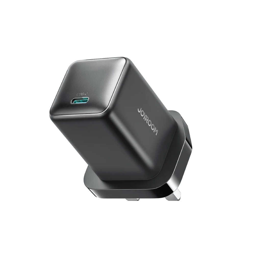 Joyroom JR-TCG18 65W sienas lādētājs 1 x USB-C (Lielbritānijas kontaktdakša) – melns