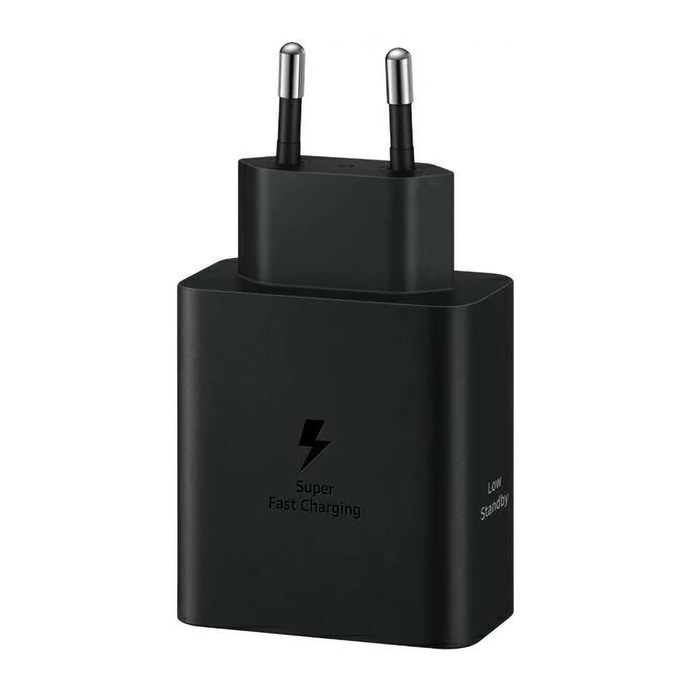 Samsung Power Adapter Duo EP-T5020XBEGEU tīkla lādētājs 2x USB‑C 50 W – melns