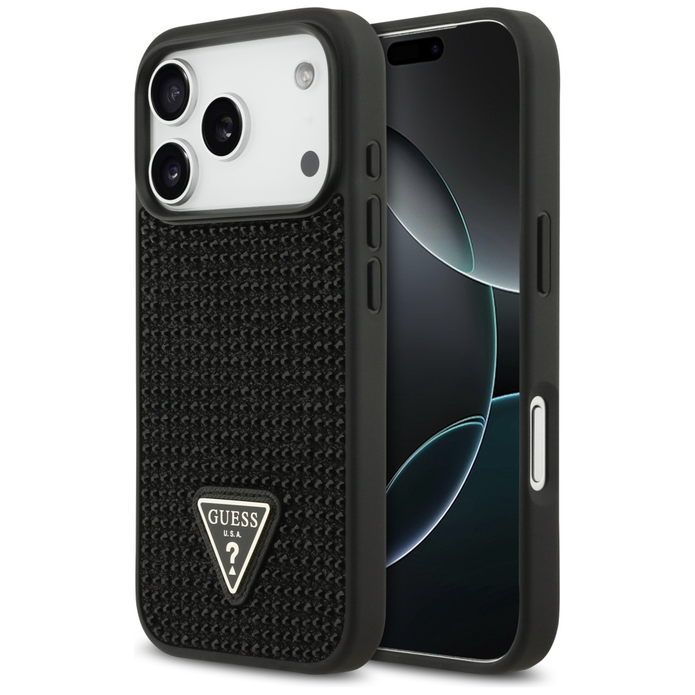 Phone Case Guess iPhone 17 Pro Rhinestone Black
