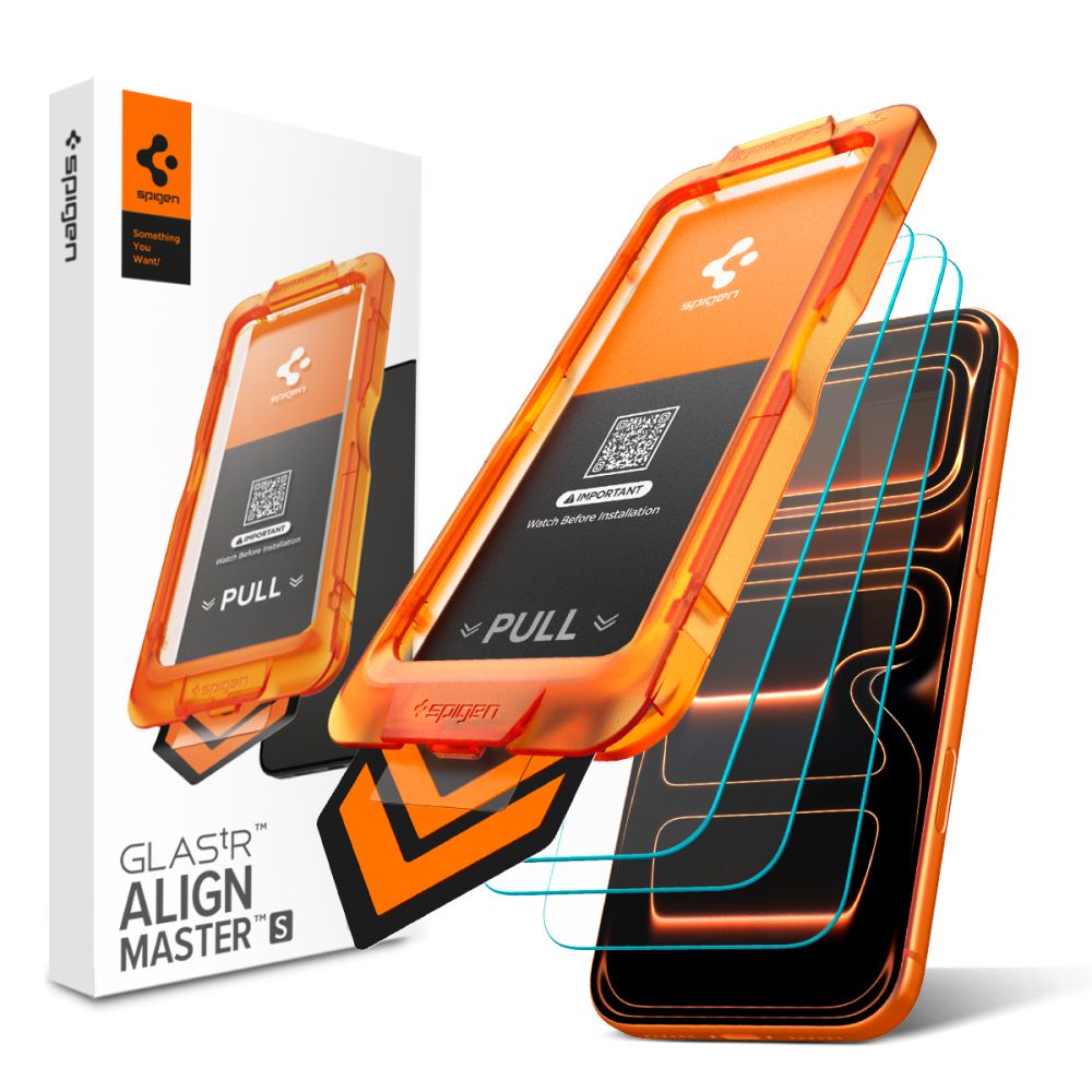 Aizsargstikls Spigen Glas.tR iPhone 17 Pro 3 Gabali | Tempered Glass Screen Protector
