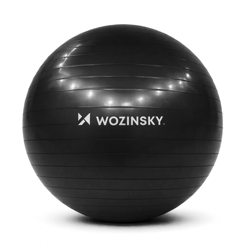 Gymnastic Exercise Ball Wozinsky WGB65BB 65 cm Black