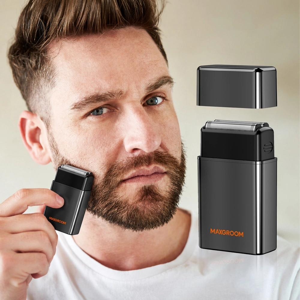 2-in-1 Elektriskais skuveklis MAXGROOM M-5580 IPX6 Melns