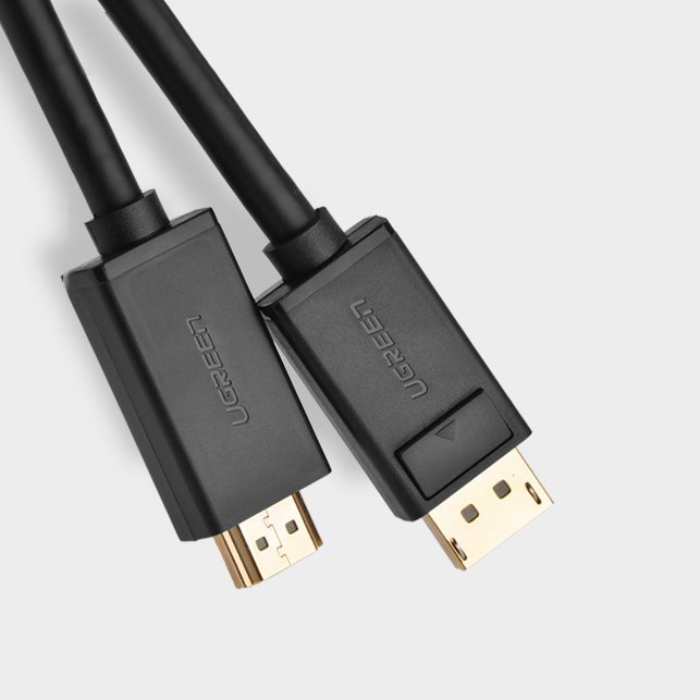 Кабель Ugreen DisplayPort - HDMI 4K 30Hz 1.5м, черный (DP101)