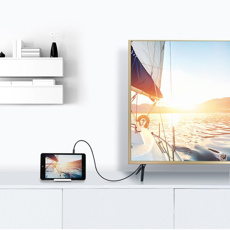 Кабель Ugreen HDMI - Micro HDMI 4K 60Hz 1.5м черный (30102)