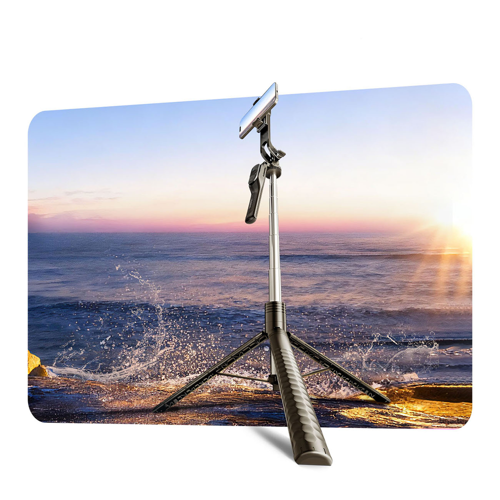 Orico SPM190 Selfie Stick Tripod with 1/4\" Mount & Bluetooth 5.2, Black