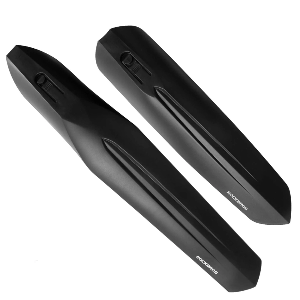 Rockbros FK-880 Front and Rear Bicycle Mudguards for 24" Bikes, Black