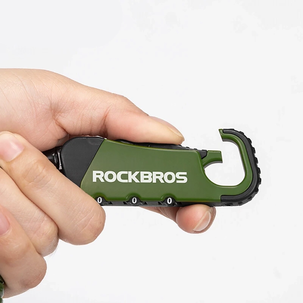 Rockbros RBK6N koda veloslēdzene - zaļa