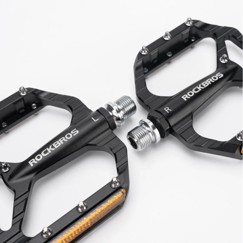 Rockbros C700 velosipēdu pedāļi, alumīnija, melni