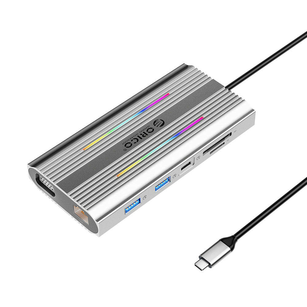 Orico XDR 12-in-1 USB-C dokstacija, PD