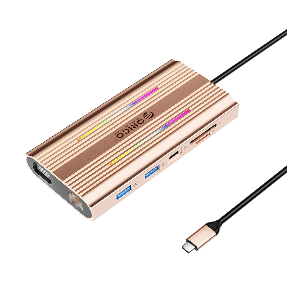 Orico XDR 12-in-1 USB-C dokstacija, PD