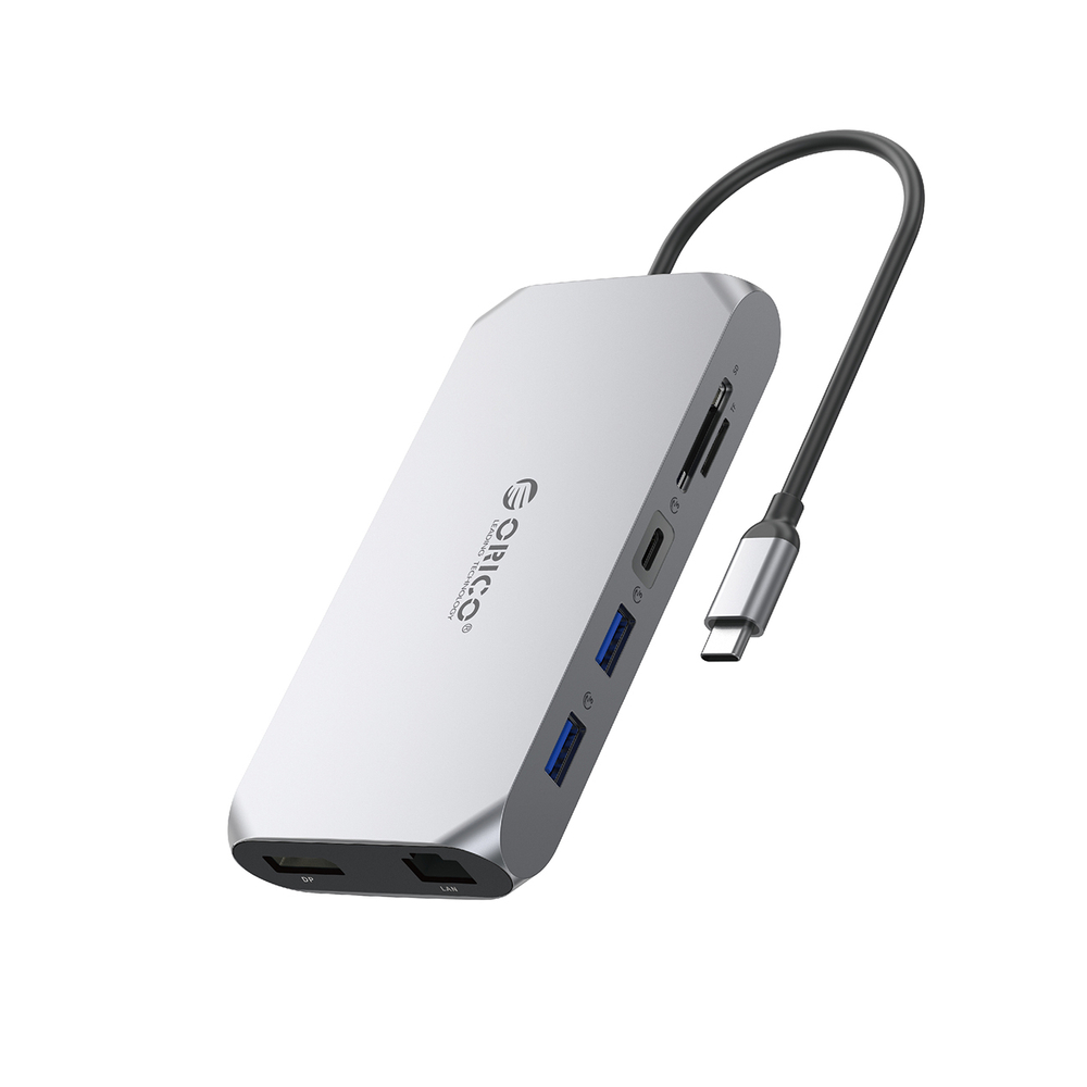 Orico XCR 12in1 USB-C dokstacija, 2x