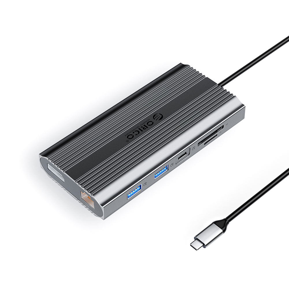 Dokstacija Orico XDR 12in1 USB-C, 2x