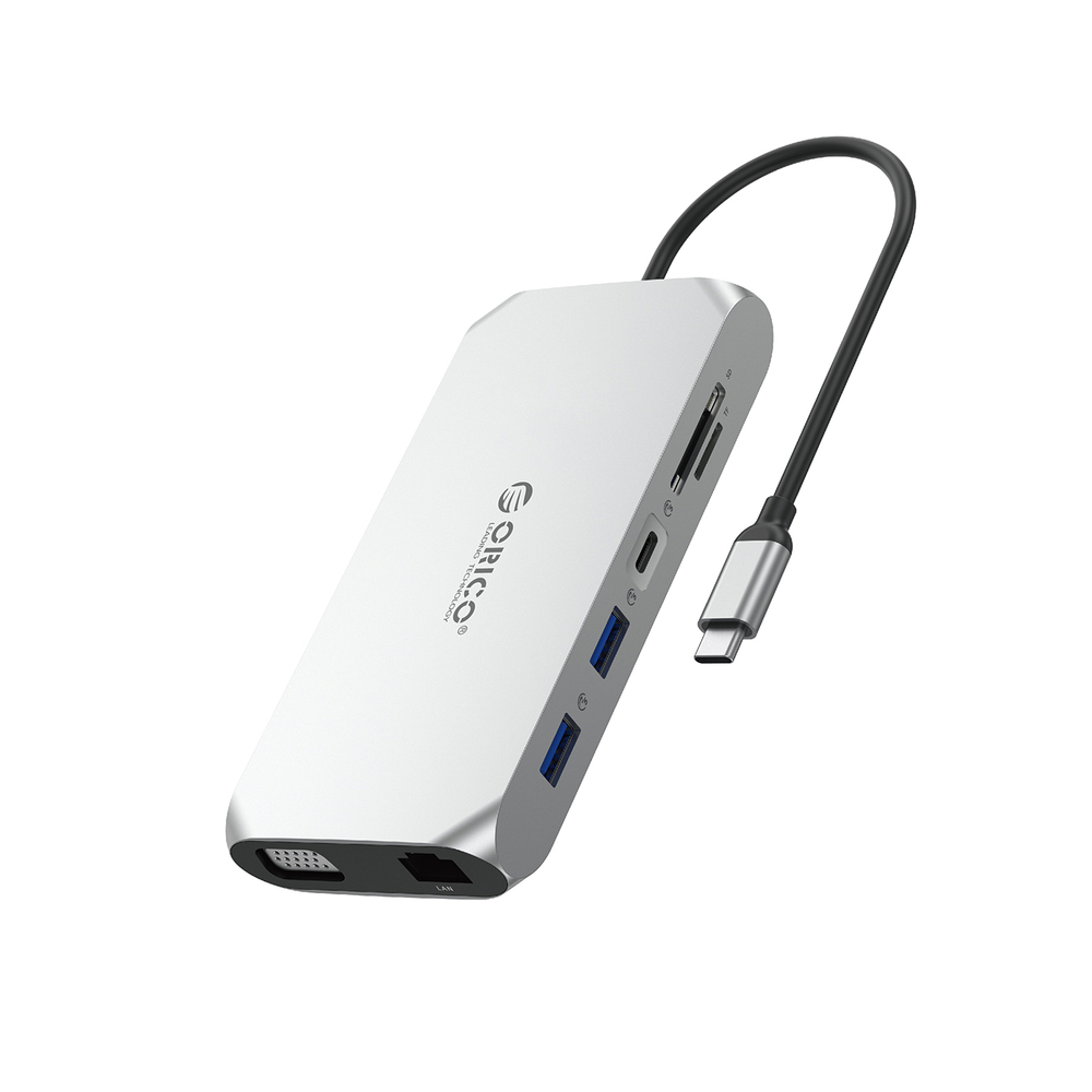 Orico XCR 12in1 USB-C dokstacija ar