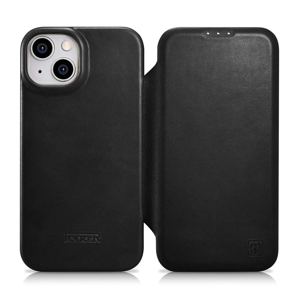 ICarer iPhone 14 Plus atverams ādas