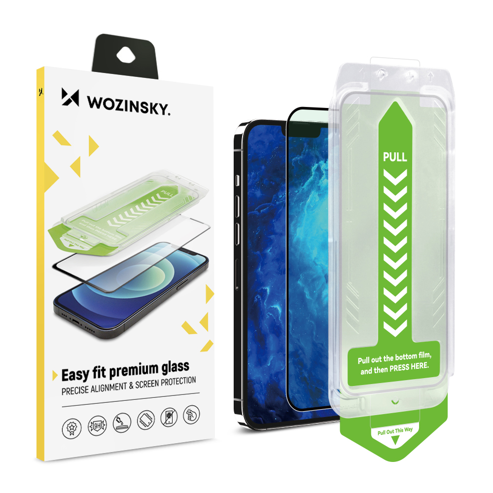 Aizsargstikls ar montāžas rāmi iPhone 14
