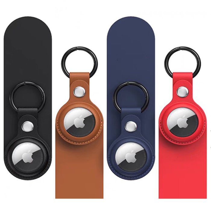 Apple AirTag mākslīgās ādas aizsargvāciņu komplekts WAT-21-0Y3S, 4 gab.