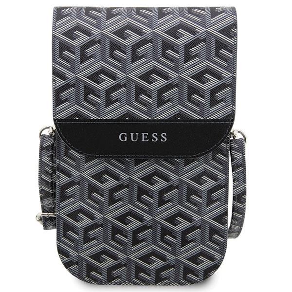 Guess G Cube Stripe Handbag for Phone, Black (0)