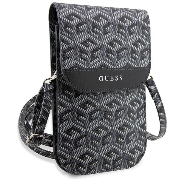 Guess G Cube Stripe Handbag for Phone, Black (1)