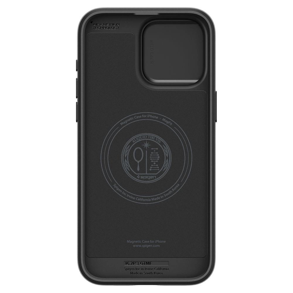 Apple iPhone 15 Pro 6.1\'\' Spigen Optik Armor Magsafe Case Cover, Black | Чехол Кейс Бампер...