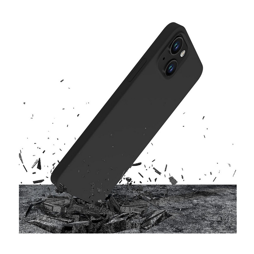 3Mk Protection Apple iPhone 15 Plus silikona vāciņš, melns
