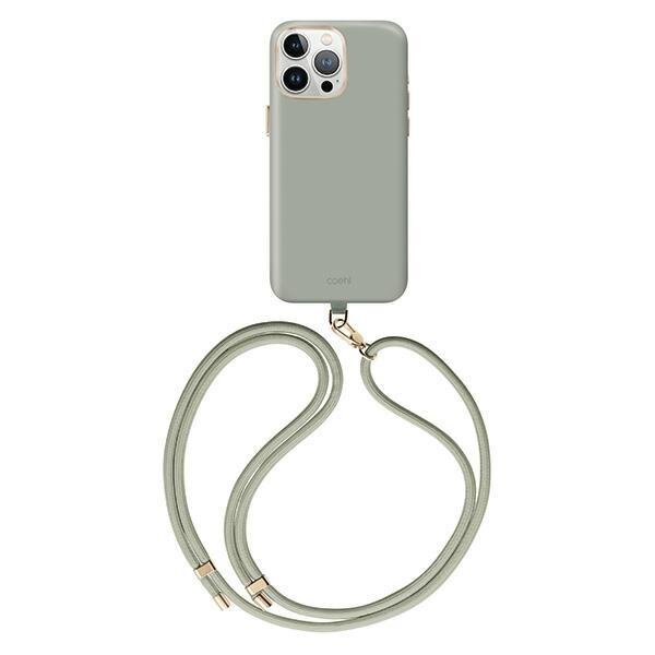 Uniq Case Coehl Creme iPhone 15 Pro 6.1" Magnetic Charging Sage/soft Sage