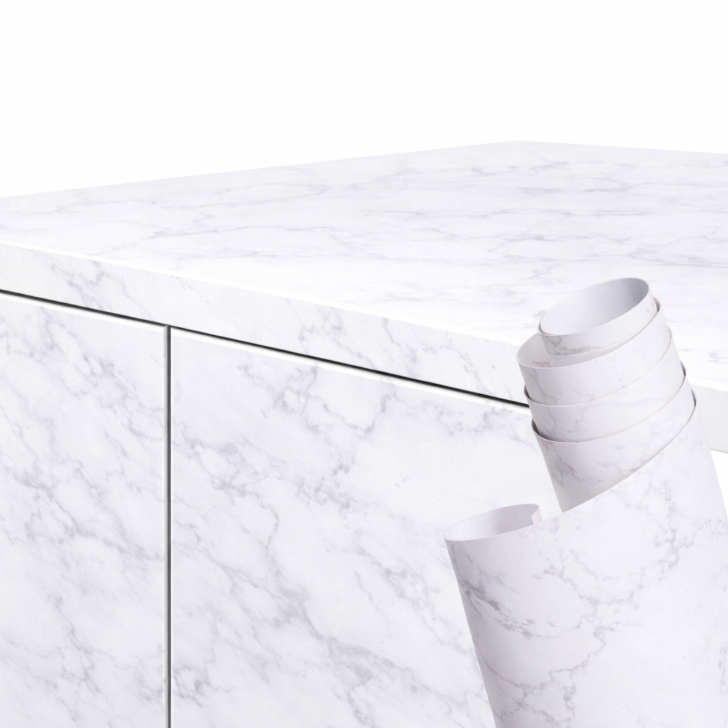 Pašlīmējošā mēbeļu plēve rullī 1,22x50m, magnolijas marmors