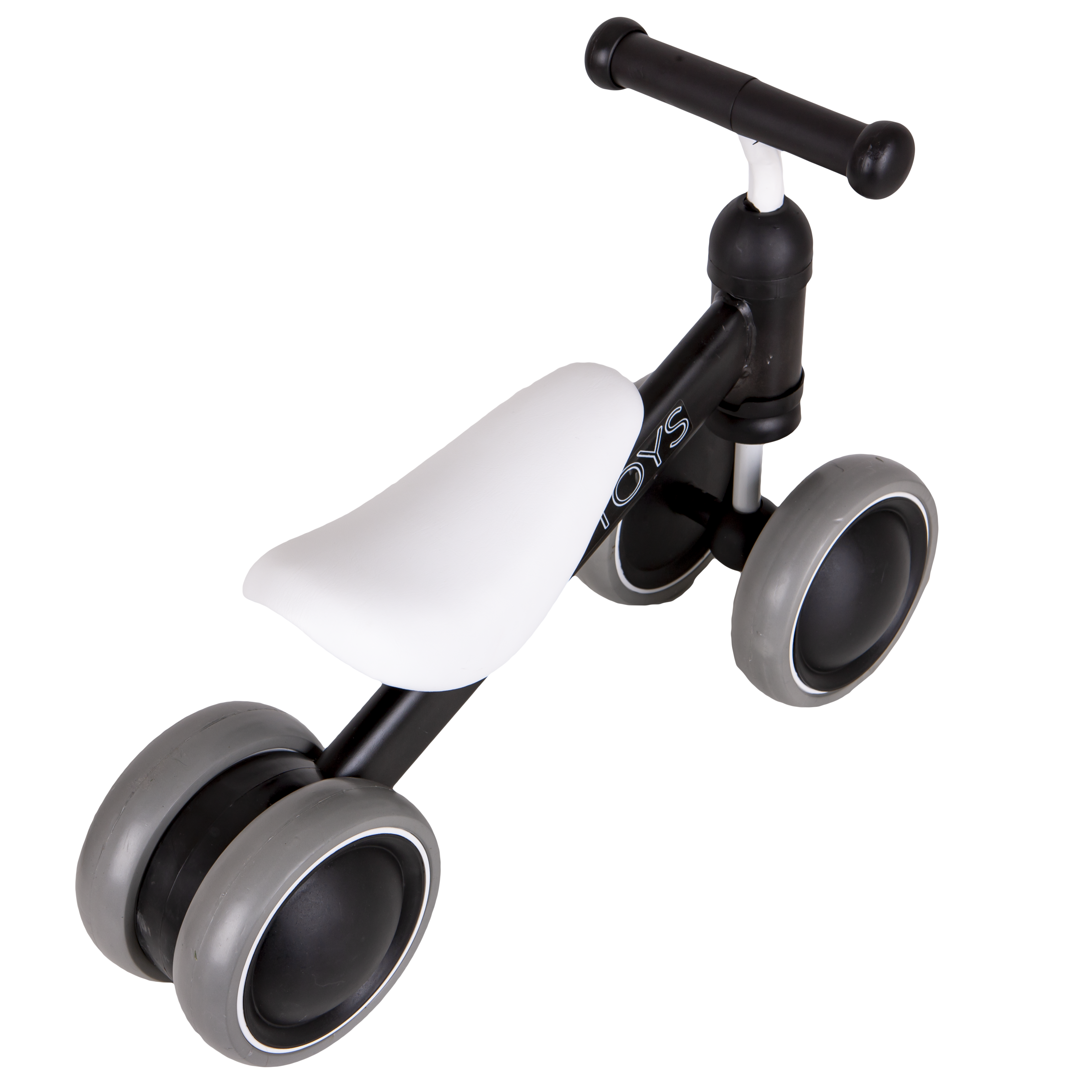 ECOTOYS Toddler Balance Bike First Training Bike, Black