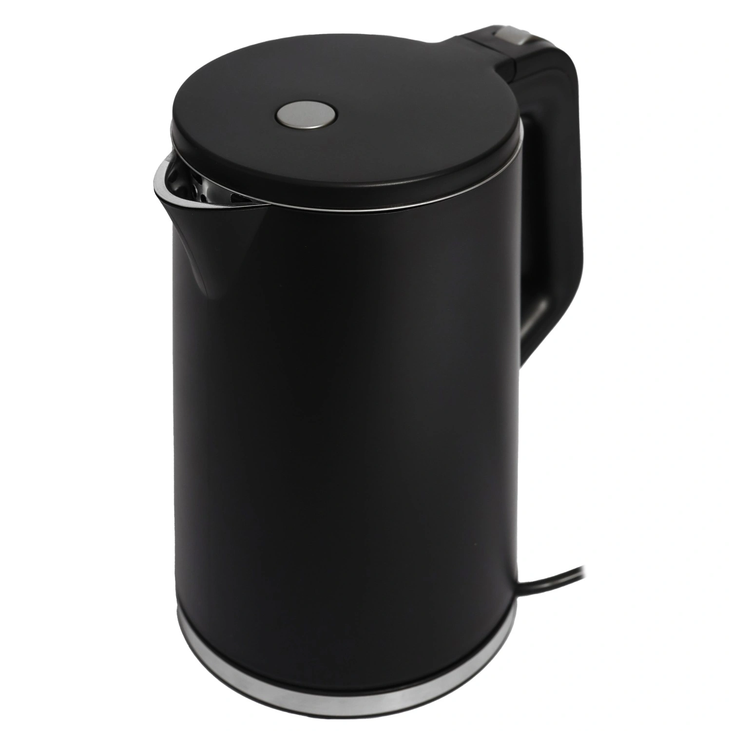 Bezvadu elektriskā tējkanna 1,7 l 1500 W, melna