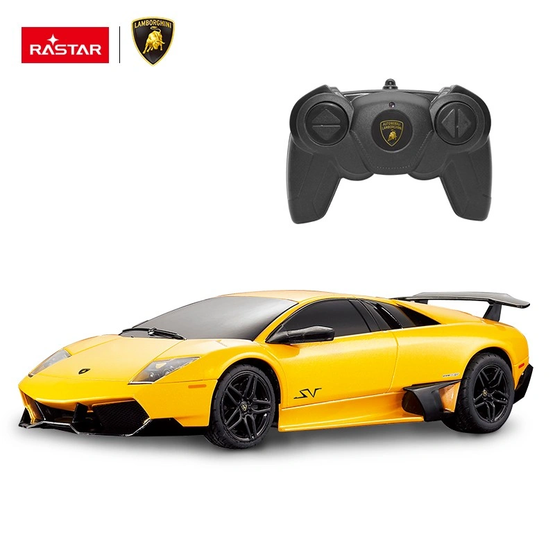 Радиоуправляемая машина Lamborghini Murcielago R/C 1:24 Rastar 39000, желтая