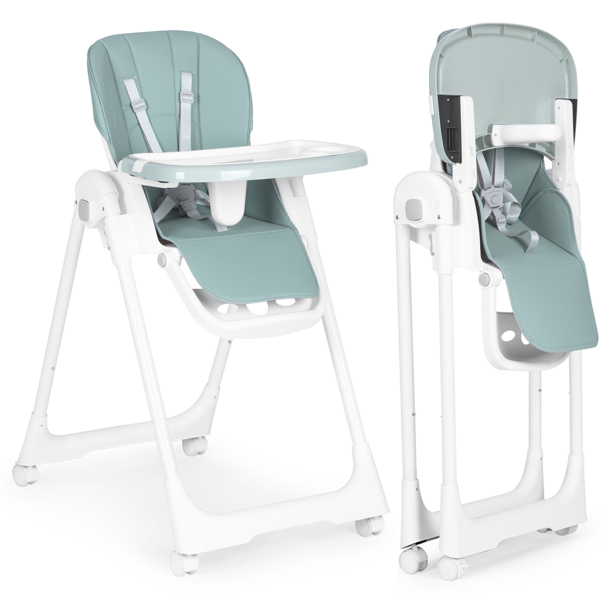 Ecotoys HA-013 GREEN High Chair, Green