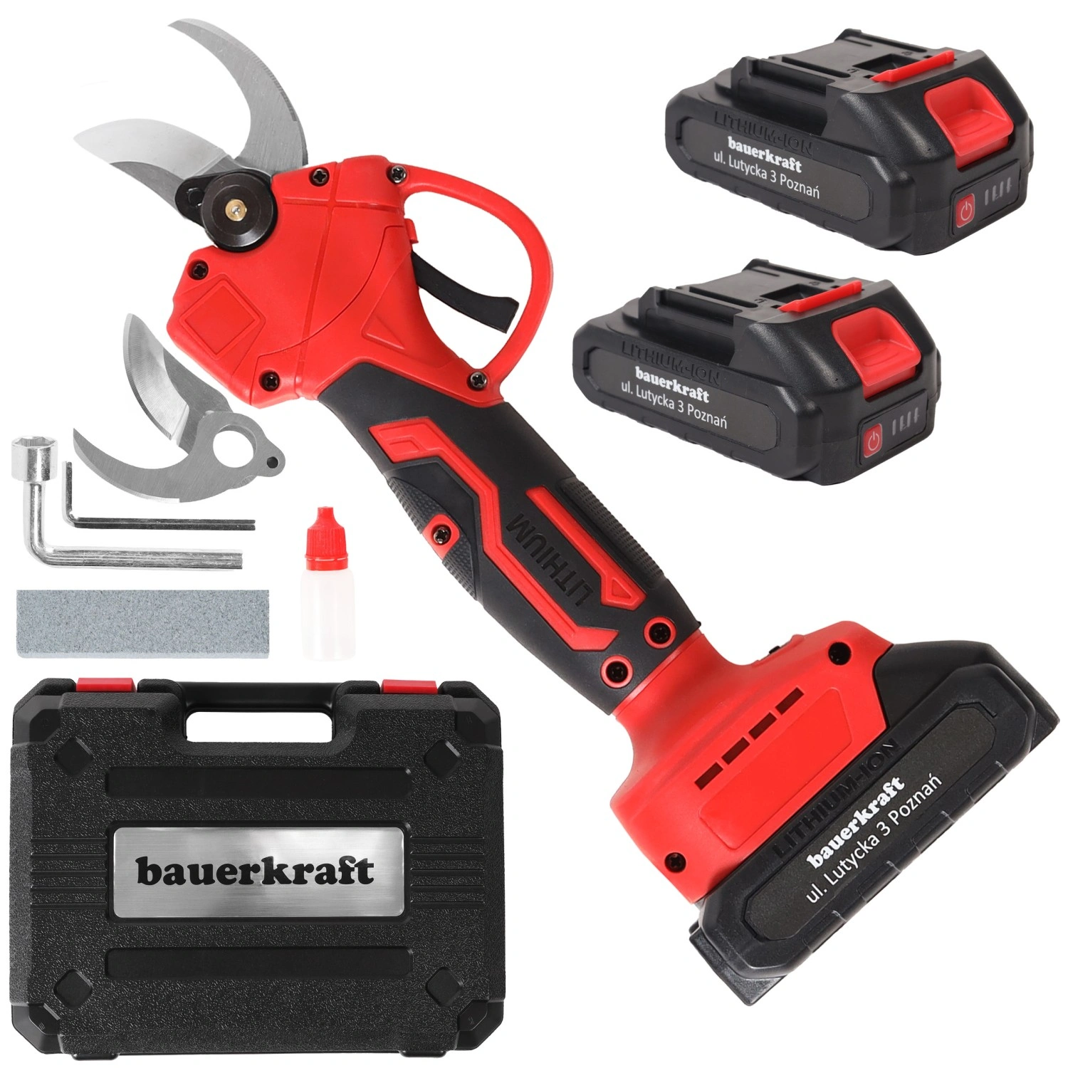 Akumulatora zaru šķēres 21V zaru un dzīvžogu vieglai apgriešanai