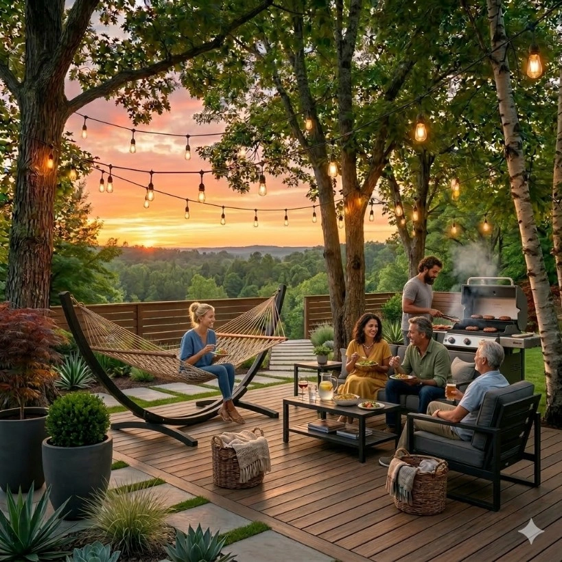 Outdoor LED String Lights 20m 20 Bulbs 9W Connectable