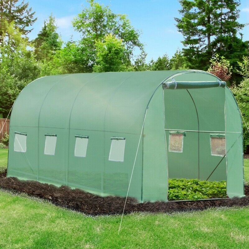 Пленочная садовая теплица 4x2x2 м 8 м2 УФ-пленка металлический...