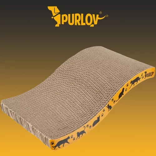 Purlov Horizontal Wave Cardboard Cat Scratcher 22037
