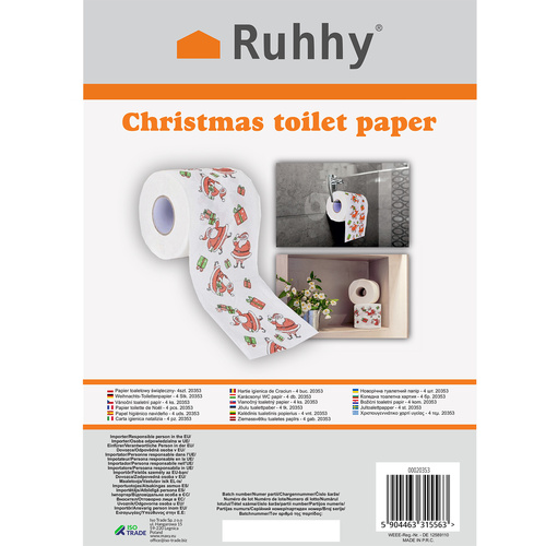 Christmas Toilet Paper - 4 Pcs. 20353