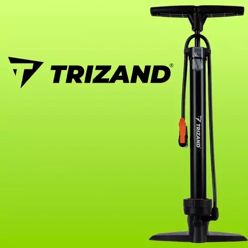 Напольный насос Trizand с манометром 16 бар / 230 PSI, черный