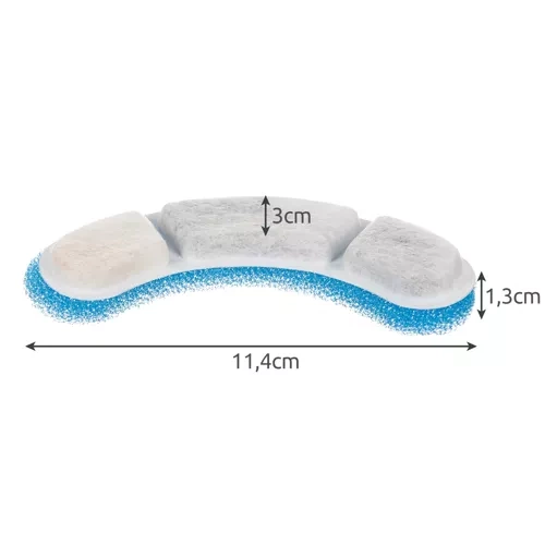 Mājdzīvnieku dzeramās bļodas filtrs Purlov 23925, 4 gab. | Pet Drinking Bowl Filter