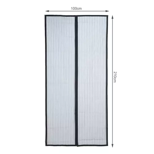 Repest magnētiskais durvju moskītu tīkls 100x210 cm, melns