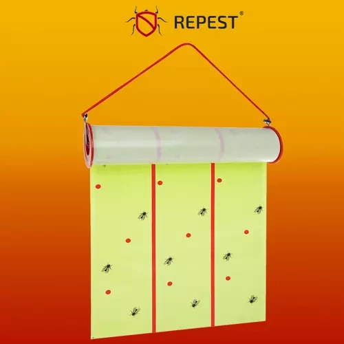Repest 10m Sticky Fly Paper Roll for Flying Insects