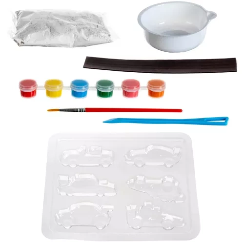 DIY Plaster Car Magnet Making Kit for Kids 22430
