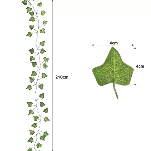 Gardlov Artificial Ivy Garland, 25.2m, Green