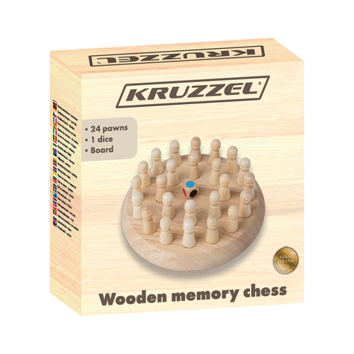 Koka atmiņas spēle Šahs bērniem Kruzzel 26251