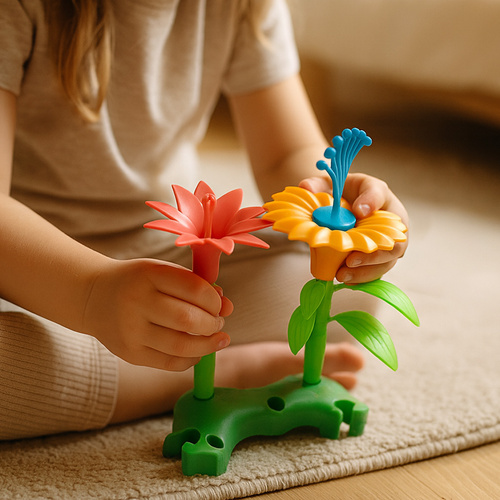 Flower Garden Building Toy Set ISO TRADE, 139 Pieces 26331 (2)