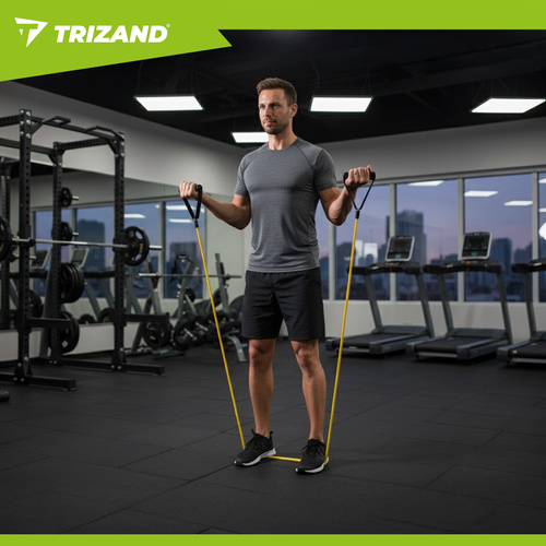 Resistance Bands Set for Exercise Trizand 25880, 5 pcs (1)