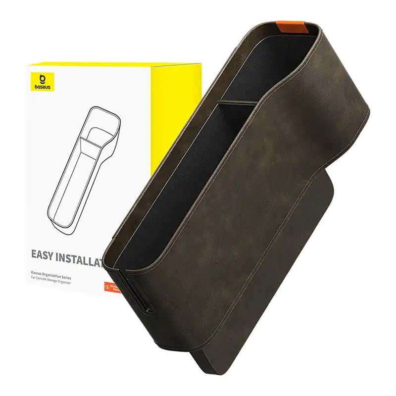 Auto glabāšanas kaste Baseus OrganizeFun (brūna) | Car storage box (brown)